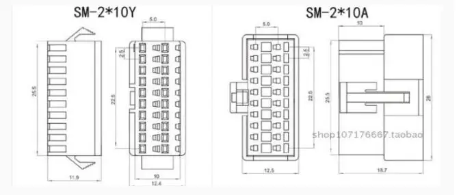 10 компл./20 компл. 2,5 мм Шаг 2-12Pin JST SM штекер и гнездо корпус контактный разъем обжимные клеммы комплект соединителей