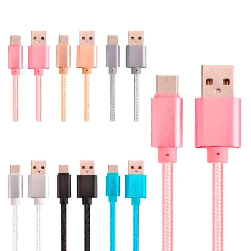 

Super-Pure Deoxidized copper core Cable 1M USB-C USB 3.1 Type C Data Charge Charging Cable for ZTE Zmax Pro for Google Pixel XL
