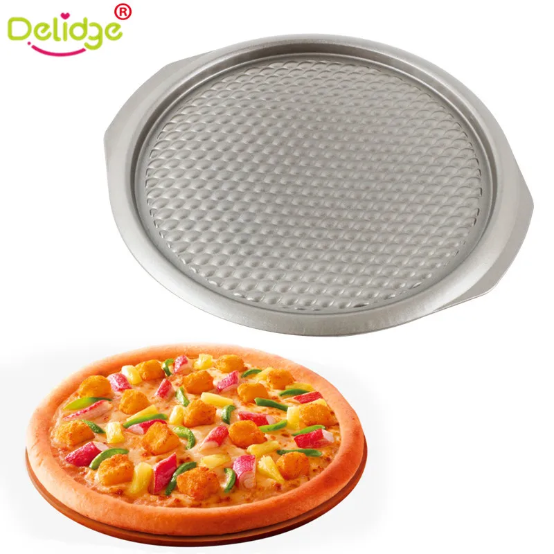 Buy Delidge 1 pc 30 cm Round Pizza Pan Metal Microwave