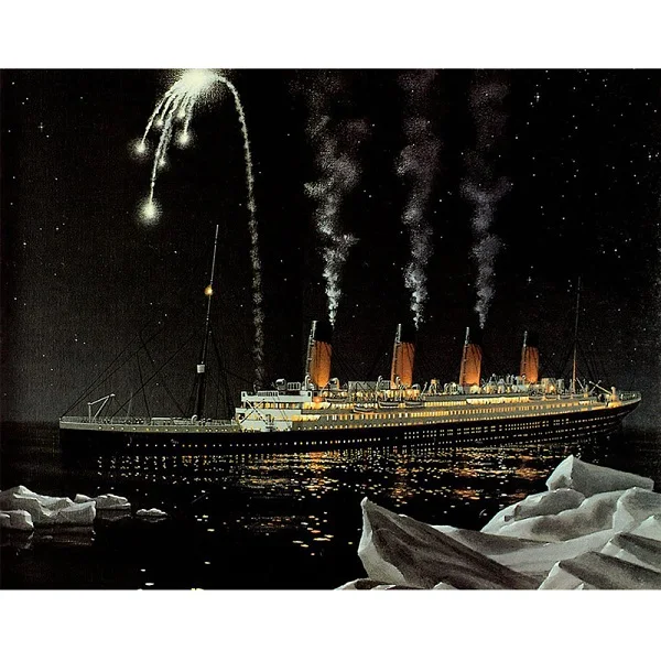 

5D DIY Diamond Painting Titanic Full Square Diamond Mosaic Diamond Embroidery Wall Art Pictures Home Living decor