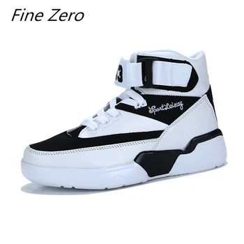 

Fine Zero Autumn Winter Couple Men's Sneakers High Top Men's Boots Fashion Velvet Men Boots Casual Men's Shoes Plush Size 36-45
