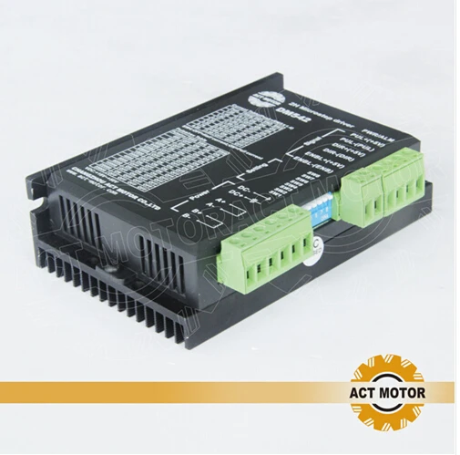80W ACT Motor 4PCS Nema23 Stepper Motor Driver DM542 Input Voltage:18-50V