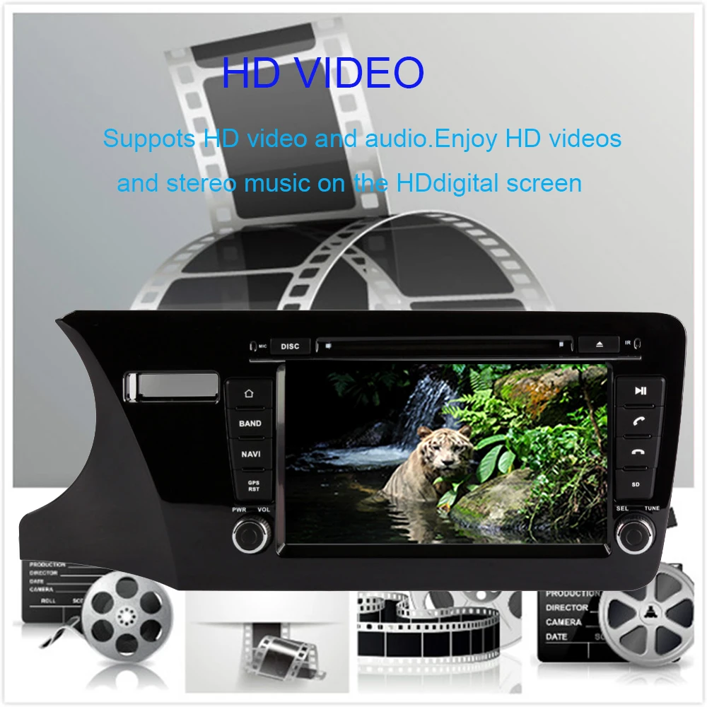 Top 4GB Android 9.0 Octa Core Car Radio Stereo For Honda City Left Hand Driving 2014-2019 WIFI DVD Multimedia Player GPS Navigation 2