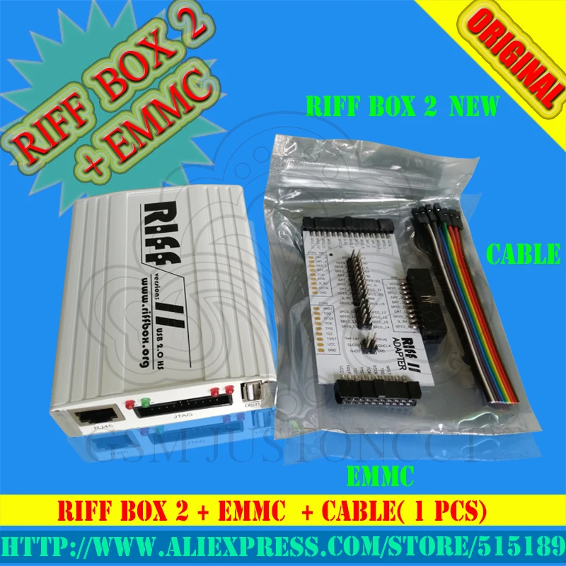 Оригинальная новейшая версия Riff Box2 гибкий кабель+ 1 печатная плата для LG и htc, samsung Мобильный ремонт и вспышка