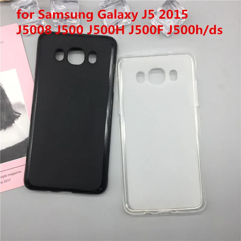 

Case Soft Silicon Phone Para for Samsung Galaxy J5 2015 J5008 J500 J500H J500F J500h/ds Luxury TPU Fundas Cover Black Cases