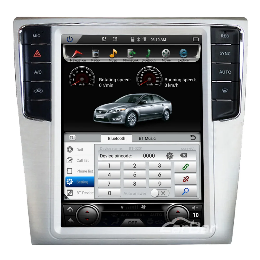 10," вертикальный Большой экран 1024*768 Android автомобильный DVD gps навигатор радио плеер для Volkswagen VW Magotan CC ram 2GB Flash 32GB