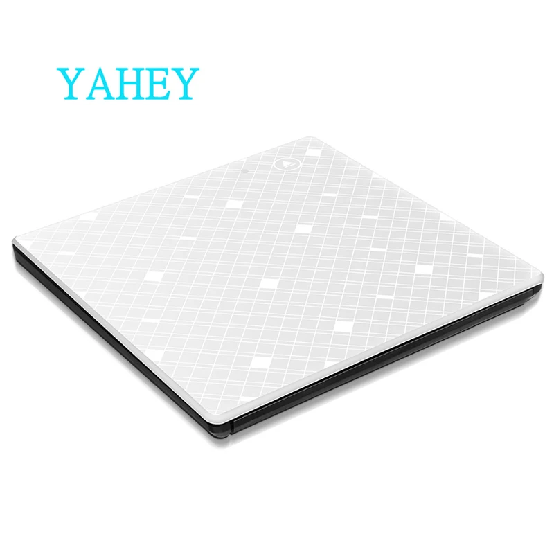 

YAHEY USB 3.0 Ultra Slim Portable CD-ROM Player laptop Optical Drive DVD+/-RW Burner Writer External DVD Drives for Computers