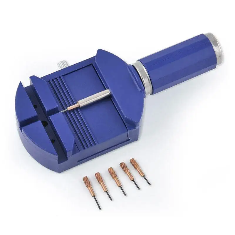 

EastVita Watch Band Pins Remover Repair Tool Kit include One Replacement Spring Pusher Pin for stainless steel strap