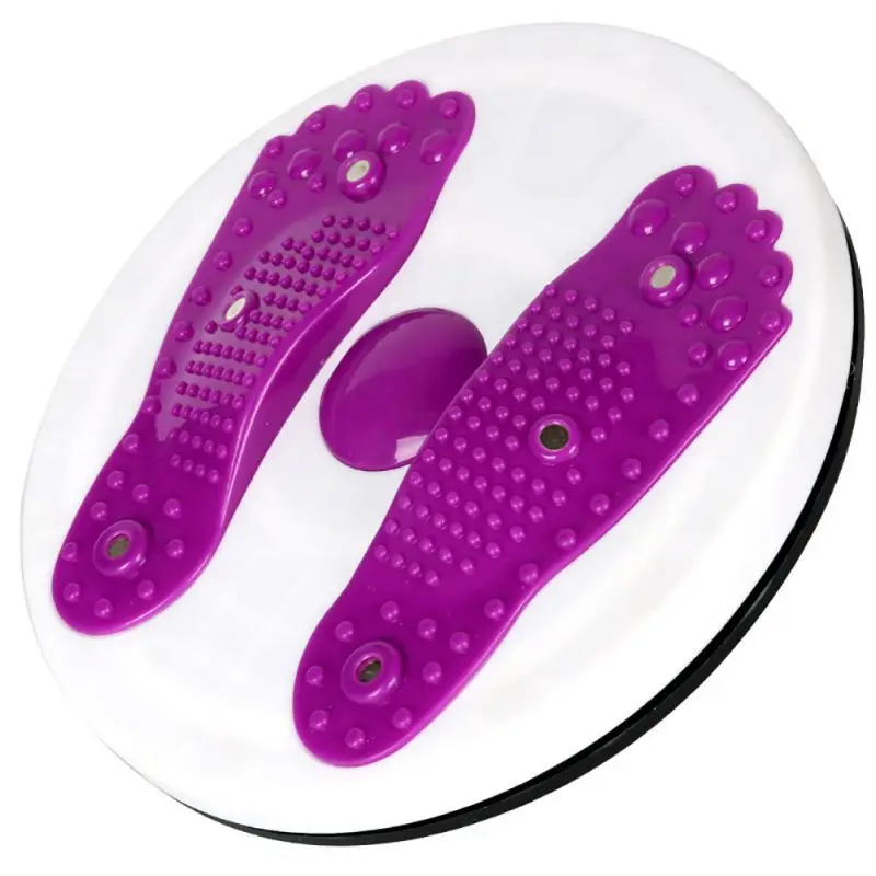 Твист доска магнитная пластинка Твист диск для похудения ног Твист доска фитнес оборудование твист талии доска тренажерный зал инструмент - Цвет: Фиолетовый