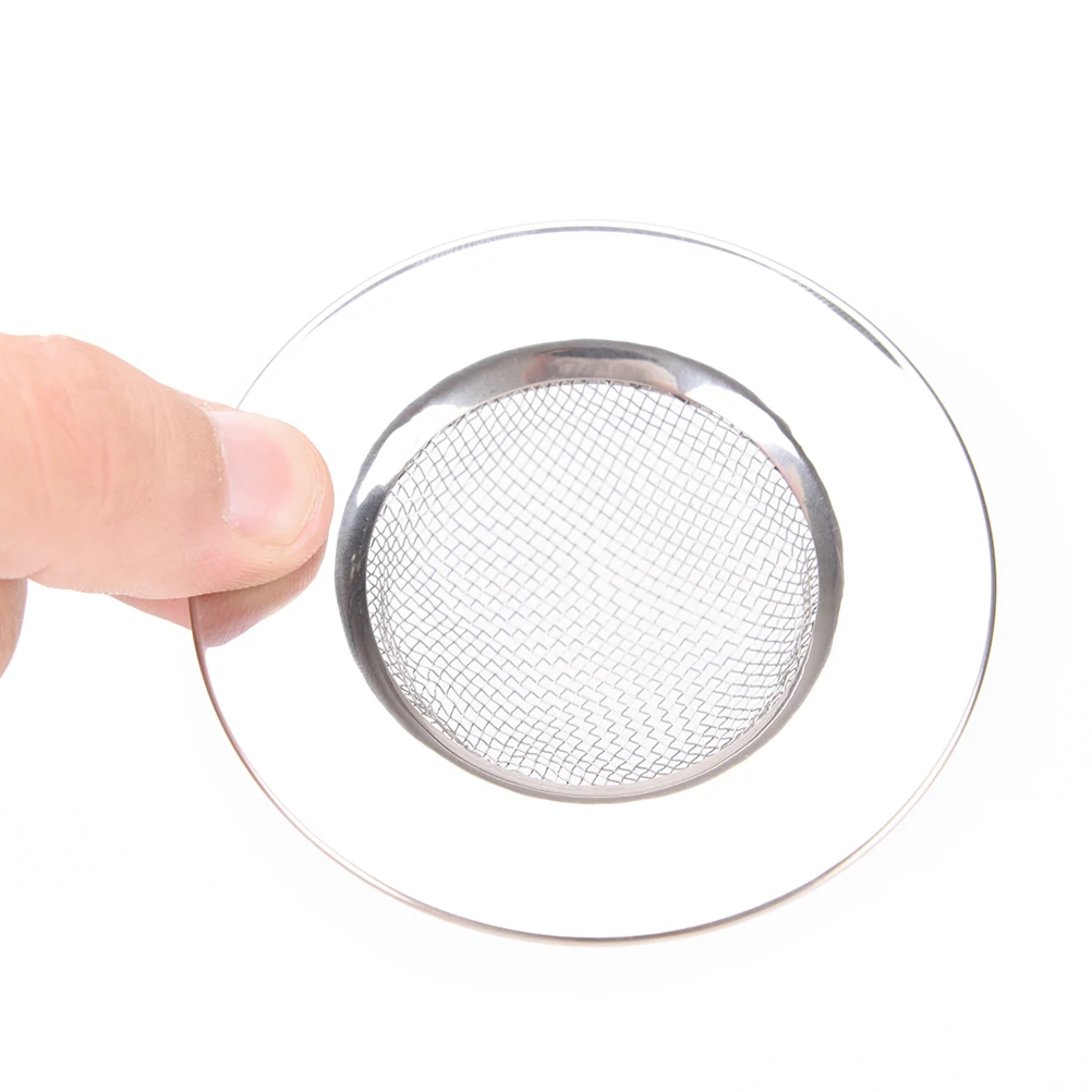 

1PCS kitchen sewer filter Stainless Steel Bathtub Hair Catcher Stopper Shower Drain Hole Filter Trap Metal Sink Strainer