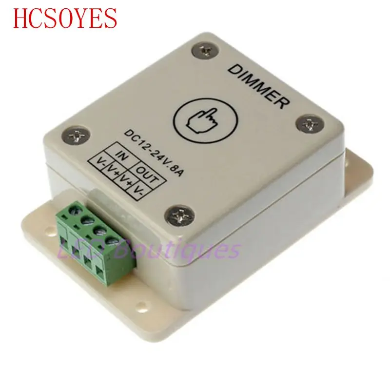 

LED Strip Light Tape Touch Sensor Dimmer Controller Brightness Adjustable Control 8A DC12-24V IT1K