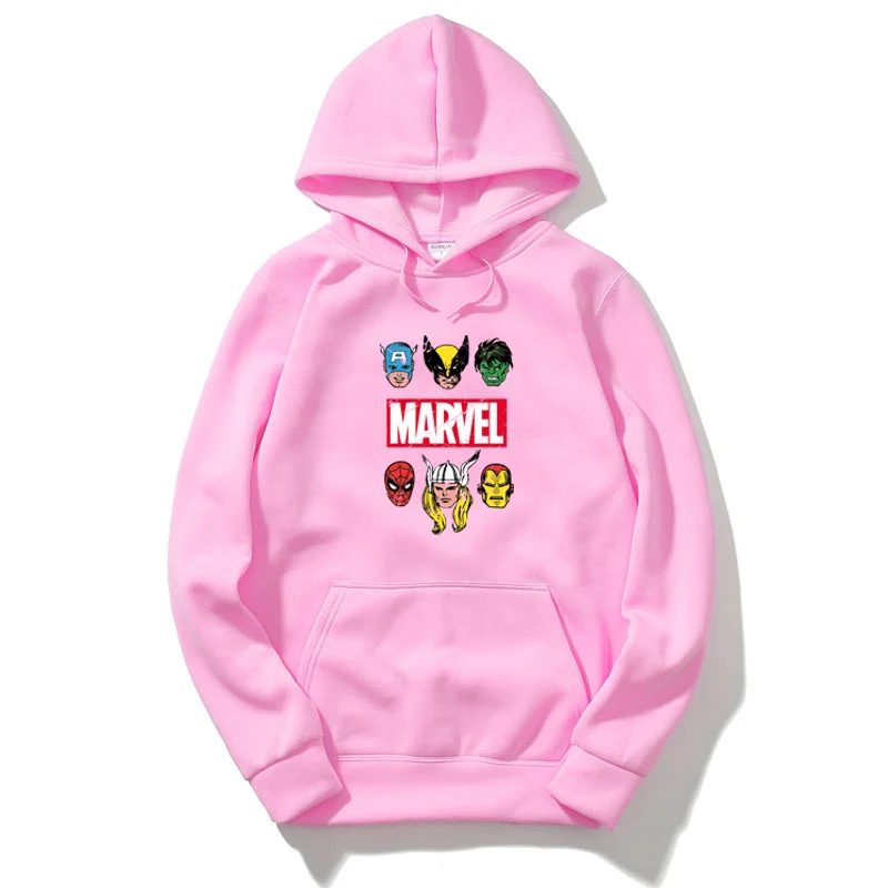 

2018 New Brand Marvel men Women Hoodies Sweatshirt Men Skateboards Male Cotton Hoodie Sweat clothing