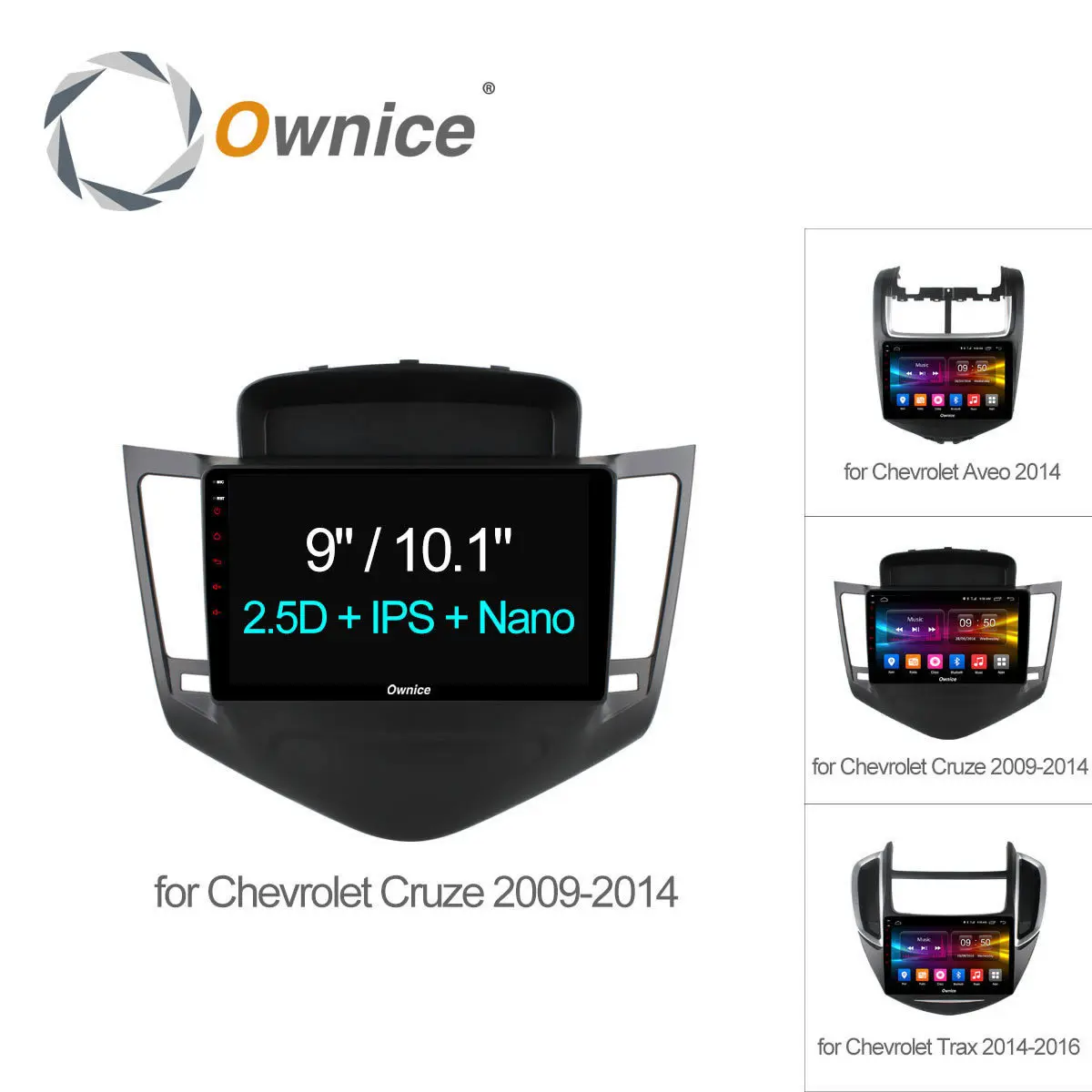 Ownice C500 Android 6.0 для Chevrolet Aveo Cruze Trax автомобиля Радио GPS Navi восемь core 2 ГБ Оперативная