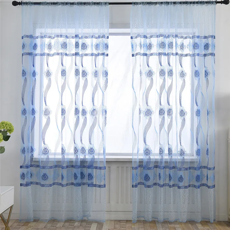Leaves Sheer Curtain (7)