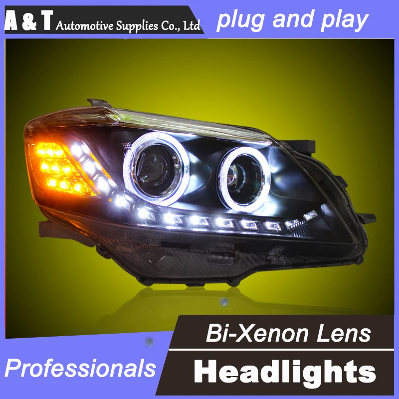 car styling For Toyota Camry headlight assembly angel eyes 2009 2011