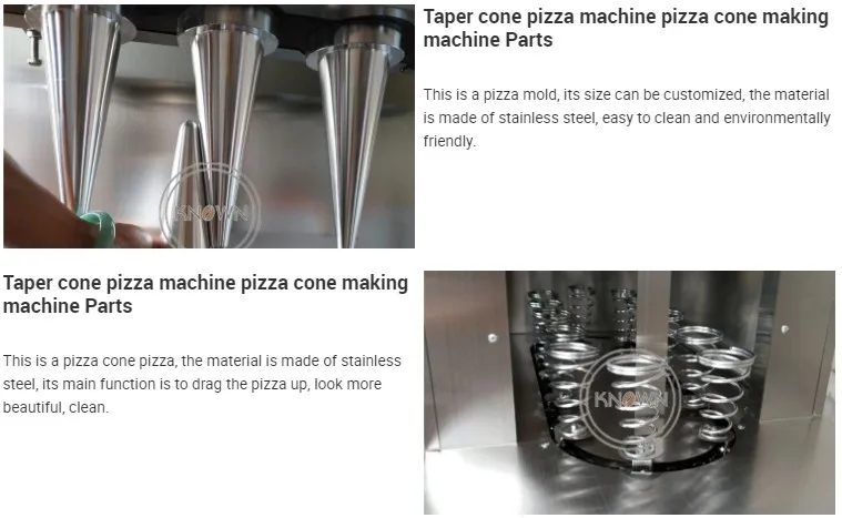 Популярный аппарат для приготовления конусной пиццы 2 конусных пиццы формовочное устройство машина для пиццы в рожке для продажи