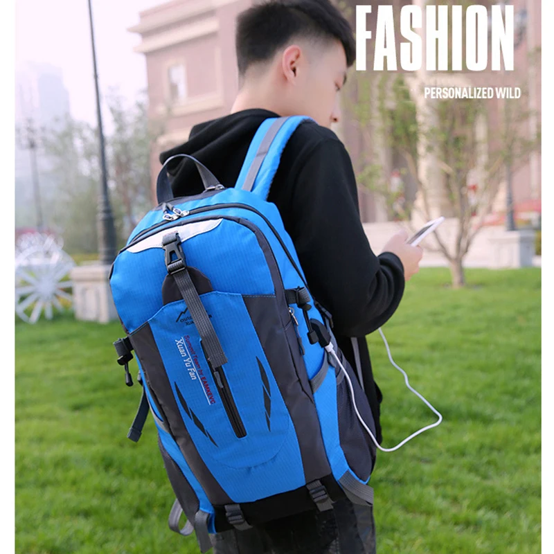  2019 Medium Capacity Men Women Travel Backpack High Quality Nylon Waterproof Sport Mountaineering B - 32970807551