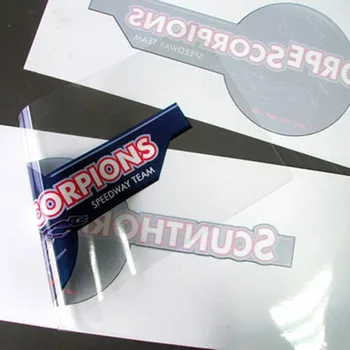 

UV protected waterproof PVC for package and gift use custom clear sticker