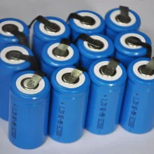 12 шт UNITEK Sub C sc 1,2 V аккумуляторная батарея 2000mah Ni-MH nimh ячейка с вкладкой для электроинструментов, пылесос
