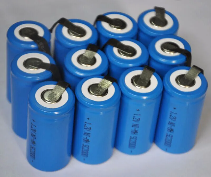 12PCS UNITEK Sub C sc 1.2V rechargeable battery 2000mah ni mh nimh cell