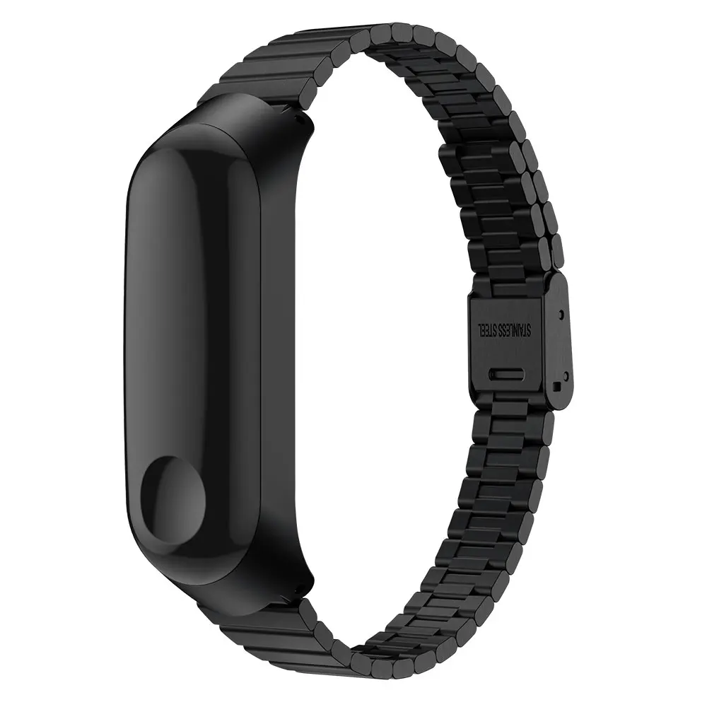 Браслет из нержавеющей стали для Xiaomi Mi Band 4 ремешка ремешок на запястье 3