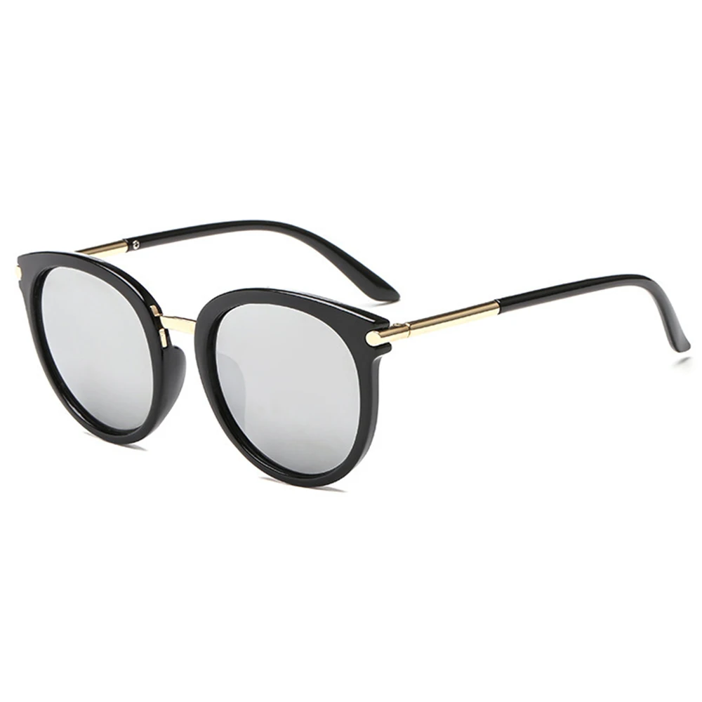 Новинка, солнцезащитные очки для женщин, для вождения, зеркальные, Ретро стиль, для женщин, светоотражающие, Плоские линзы, солнцезащитные очки для женщин, oculos UV400 - Цвет линз: C4