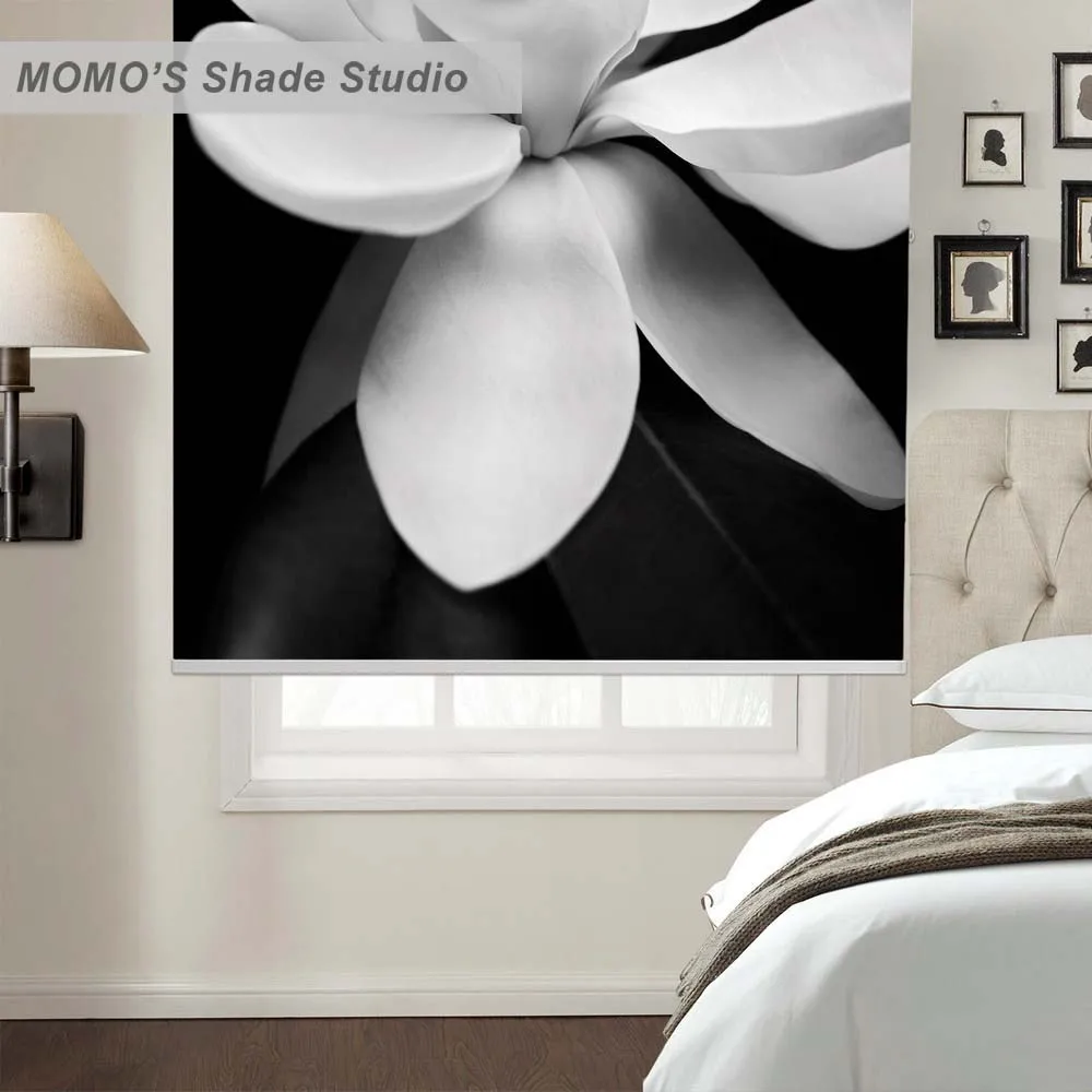 

MOMO Thermal Insulated Blackout Fabric Custom Painting Window Curtains Roller Shades Blinds,PRB set377-382