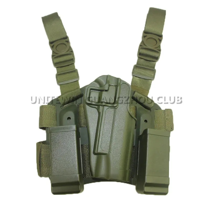 

Tactical Holster 1911 SHooting Airsoft Puttee Leg Protective Hunting Gun Holster Fit For Colt 1911+Magazine Pouch