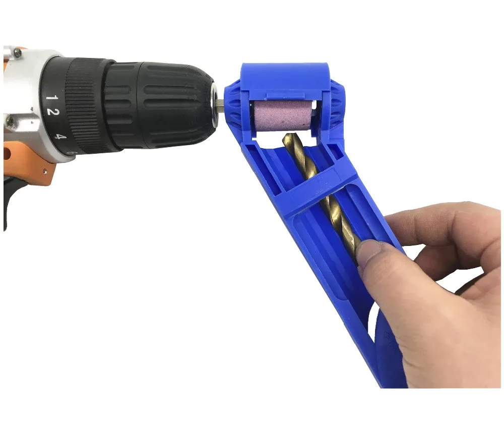 Milda Drill Bit Sharpener Corundum Grinding Wheel Portable Power Tool for Drill Polishing Wheel Dri