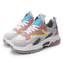 2018 Newest Trendy Shoes Woman Sneakers Women’s Platform Flats Shoes Ladies Casual Fashion Shoes Sport Sneakers Tenis Feminino