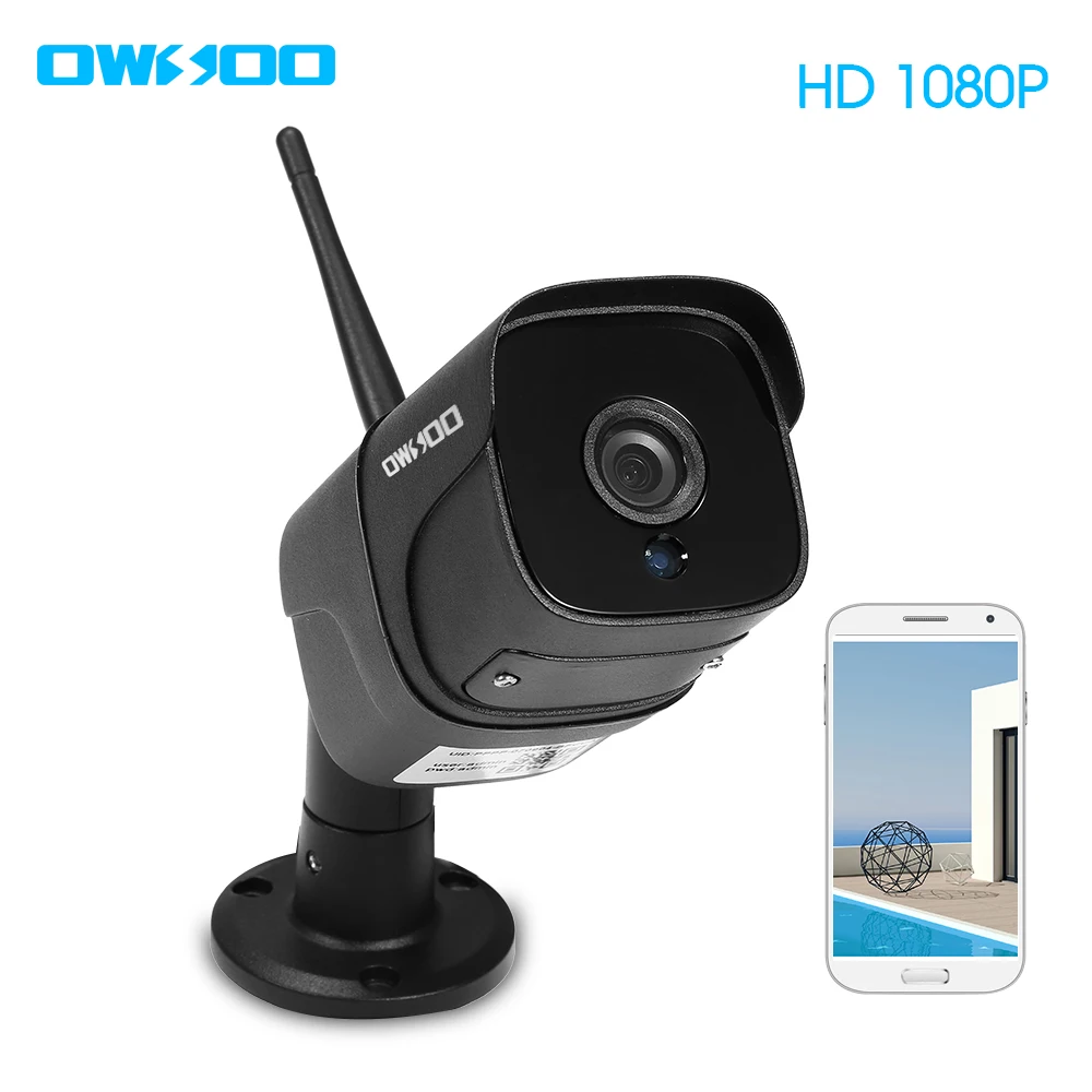 

Wireless Security Camera WIFI 1080P Support P2P ONVIF Home Security IP Camera IP66 Waterproof IR Night Vision Motion Detection