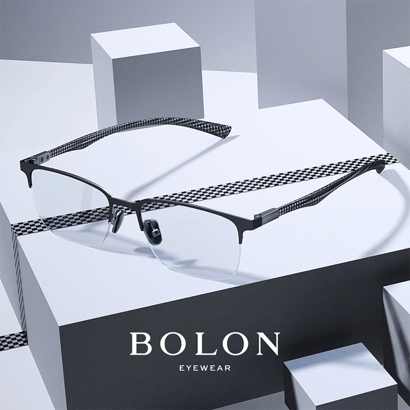 

BOLON Titanium Glasses Frames for Men Optical Eyeglasses for Sight Dioptric Eyewear Men Titanium Glass Spectacles Frames BJ7006