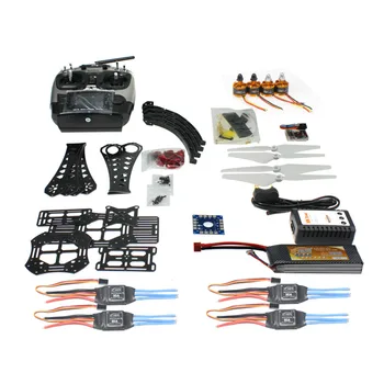 

F14893-J DIY RC Drone Quadrocopter Full Kit X4M380L Frame Kit QQ Super AT9 TX RX