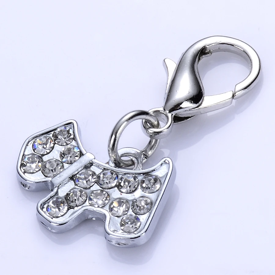 подвеска кулон для собак ошейник аксессуары Модные стразы dog tag Ювелирные изделия