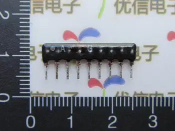 

A row of resistors A09-102 1K 9 feet accuracy of 2%