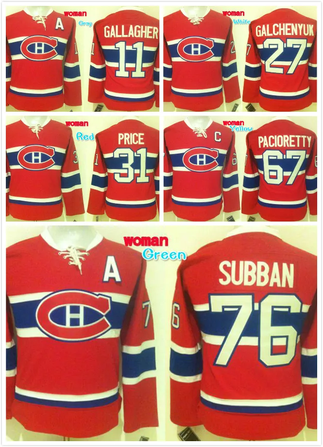 Женщины 11 Брендан Галлахер 31 Кэри Прайс 67 Макс Pacioretty 27 Алекс Гальченюк Вышитые