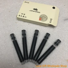 5 шт. перьевая ручка Jinhao Заправка картриджей черный синий красный желтый, зеленый, розовый цвет