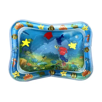 

Baby Inflatable Water play Mat PVC Infant Underwater World Playmat Toddler Fun Activity Pad for Summer