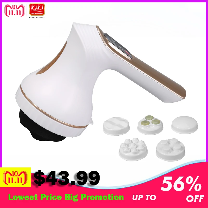 

KIKI newgain Munti-function Rechargebale cordless SLIMMING MASSAGER Vibration High frequency vibration Adjust speed and mode