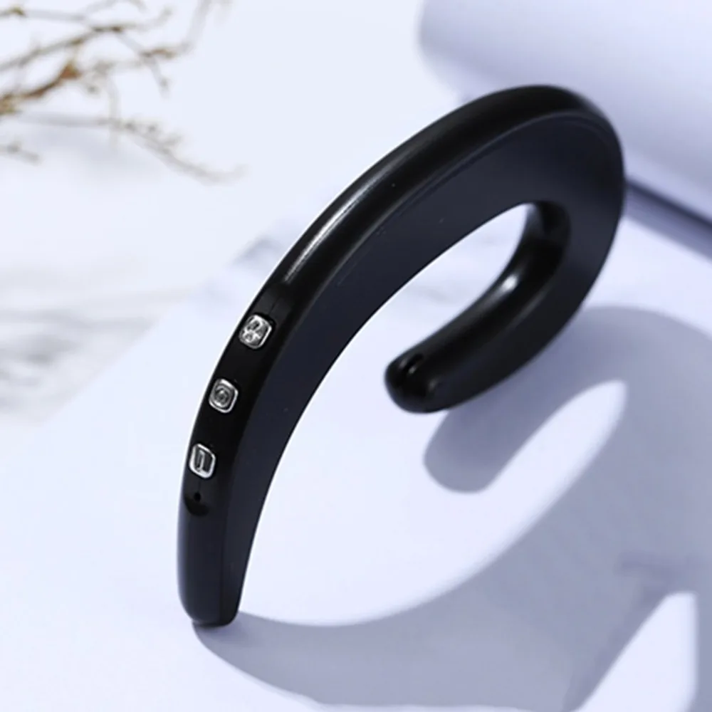 

Wireless Bluetooth Earphones Stereo Bone Conduction Earphone with Mic Ear Hook Headset Lightweight Sport Headphones