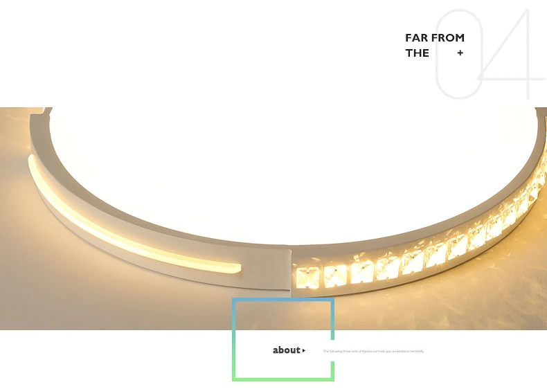 Горячая идеально 420/520/800 мм с украшением в виде кристаллов Круглый Современные светодиодные потолочные лампы светильники в белом цвете потолочный светильник для Гостиная Спальня