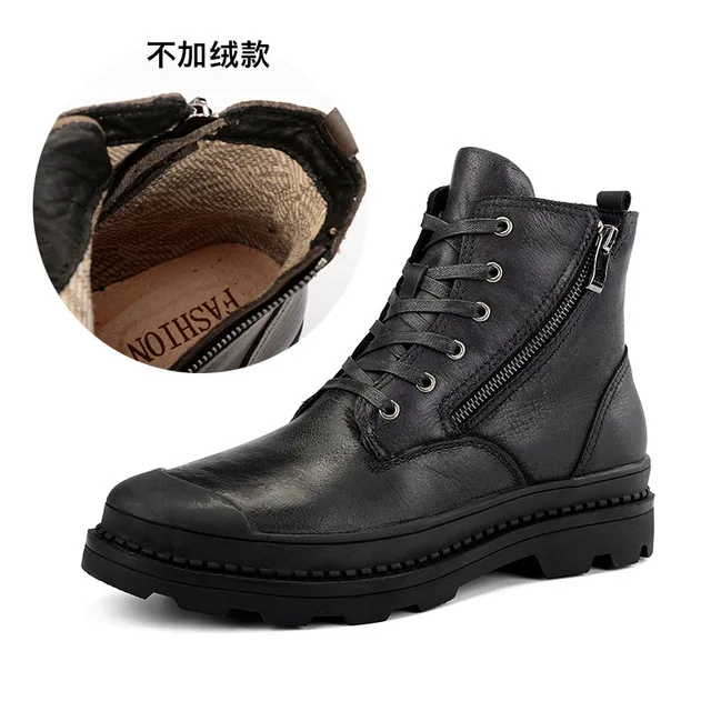Motorcycle retro genuine leather Boots  Martin boots 10