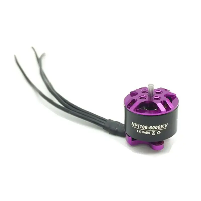 

HGLRC Flame HF1106 1106 6000KV 2-3S Brushless Motor W/ Screws for RC Models Multicopter FPV Racing Quadcopter Frame Kit