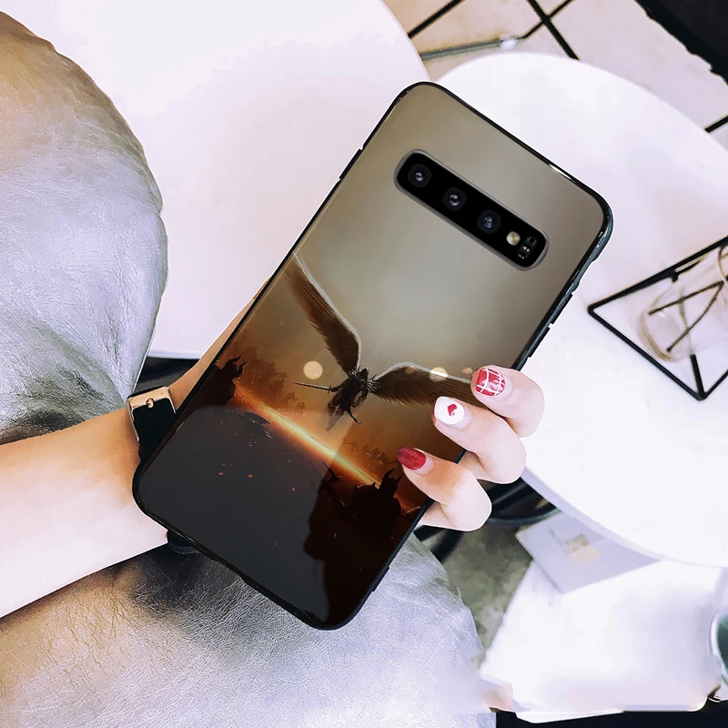 Чехол JOOKI из закаленного стекла для телефона Samsung S10plus S10Lite с любой картинкой на