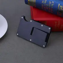 Мини-держатель для денег, модный держатель для кредитных карт, ID, с RFID, анти-главный, кошельки, портативные, маленькие, бумажные держатели, папка, кошелек