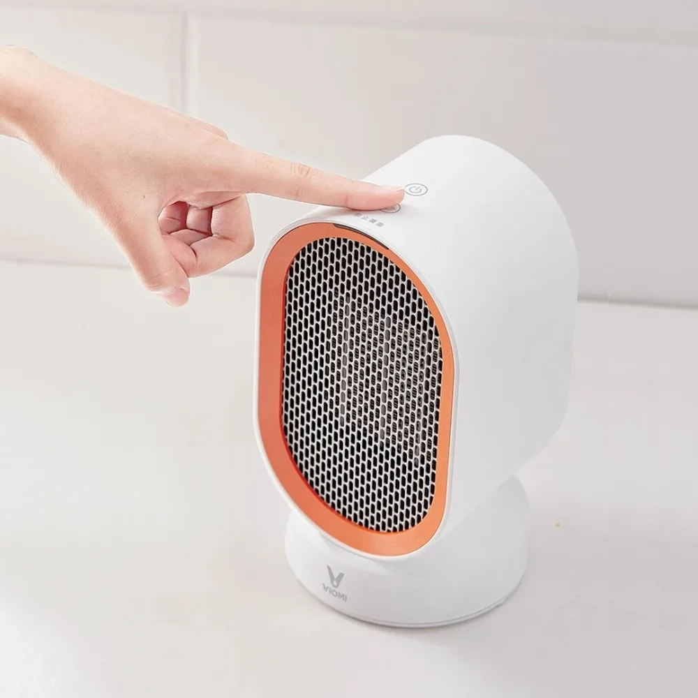 Original Xiaomi Viomi Mini Electric Heater Rapid Heating Rotation Hot/Cold Wind Two Mode Desktop Wa