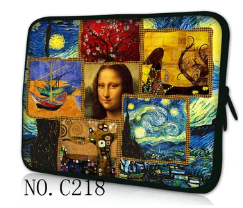 

Mona Lisa Laptop Sleeve Notebook Bag Tablet Case For 10.1 12 13.3 14" 15.4 15.6 15 17 inch Computer For Asus HP Acer Toshiba