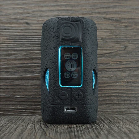 Черный Силиконовый чехол для WISMEC Reuleaux Tinker TC MOD 300W TC Kit электронная сигарета силиконовый чехол гелевый Чехол - Цвет: Черный