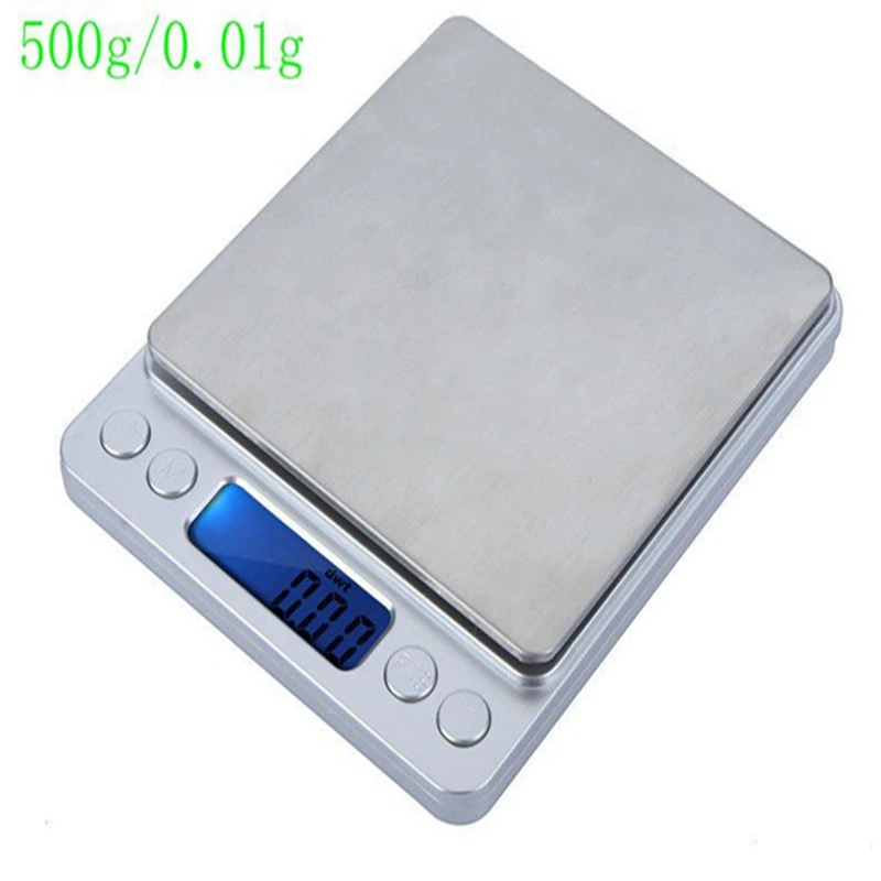 

500g 0.01g LCD Electronic Kitchen Scales 500G Digital Jewelry Cooking Weighing Balance Scale 0.01 Balance Laboratory With Trays