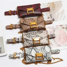 Модная женская сумка со змеиным узором, поясная сумка со змеиным узором, известный бренд, дизайнерский пояс-цепочка, нагрудная сумка, маленькая сумка на плечо